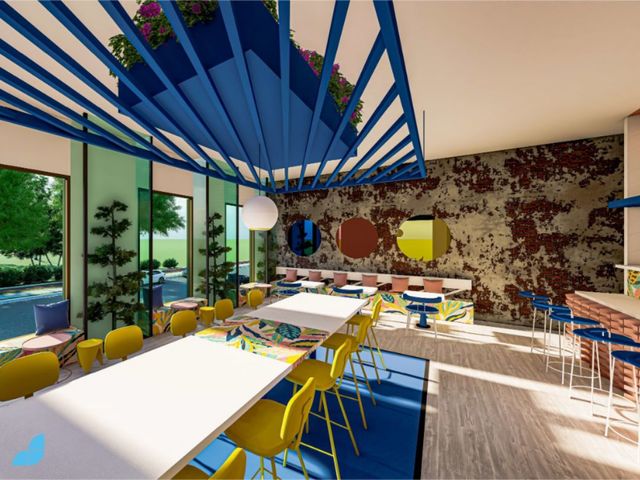 Restaurant Design by Afaf Al-Raisi.